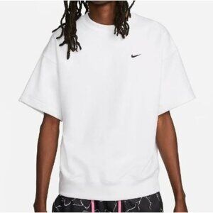 Nike Solo Swoosh Men's Short-Sleeve French Terry Top DX0880-100 Size 3XL